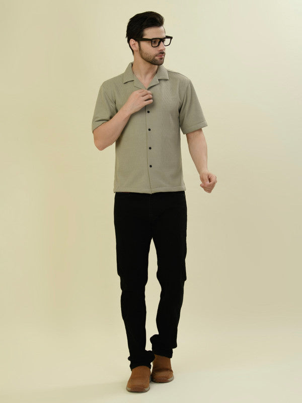 Albion Premium Mens Khaki Shirt Hs