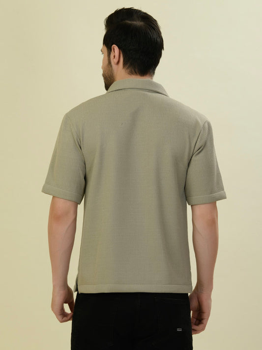 Albion Premium Men Khaki Shirt Hs