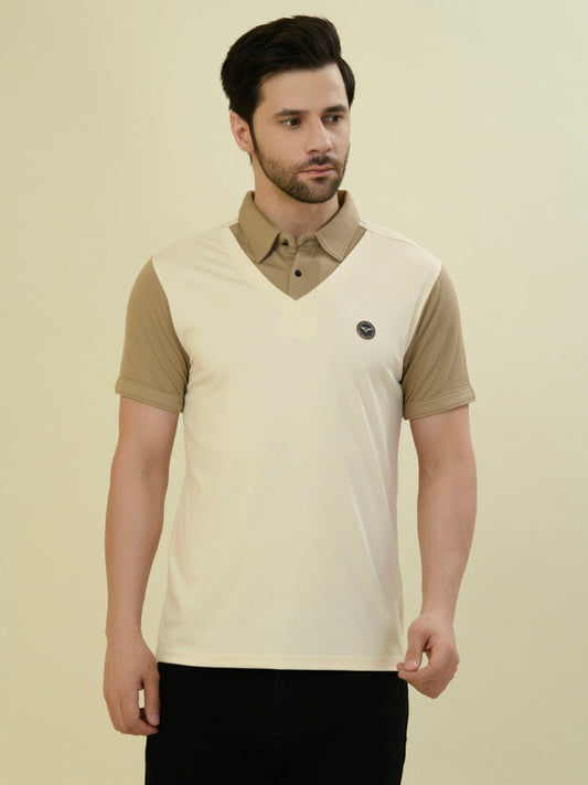 Albion Premium Men 38 Cream T-Shirt