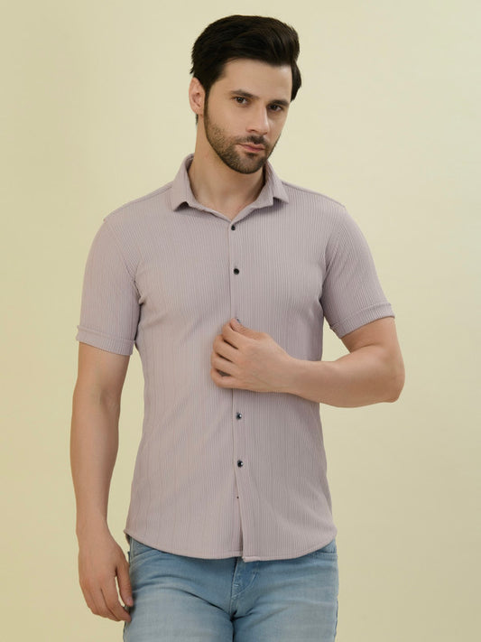 Albion Premium Men 8 Mauve Shirt Hs
