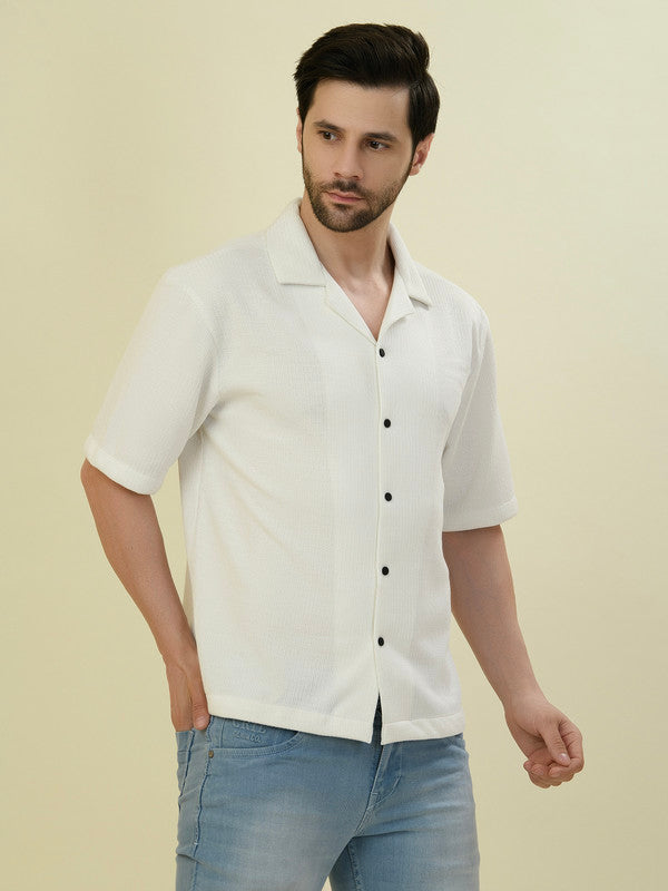 Albion Premium Men White Shirt Fs
