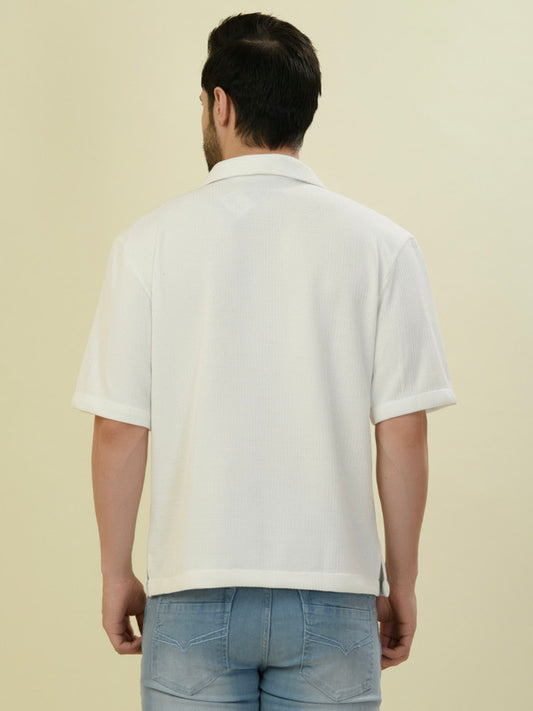Albion Premium Men White Shirt Fs