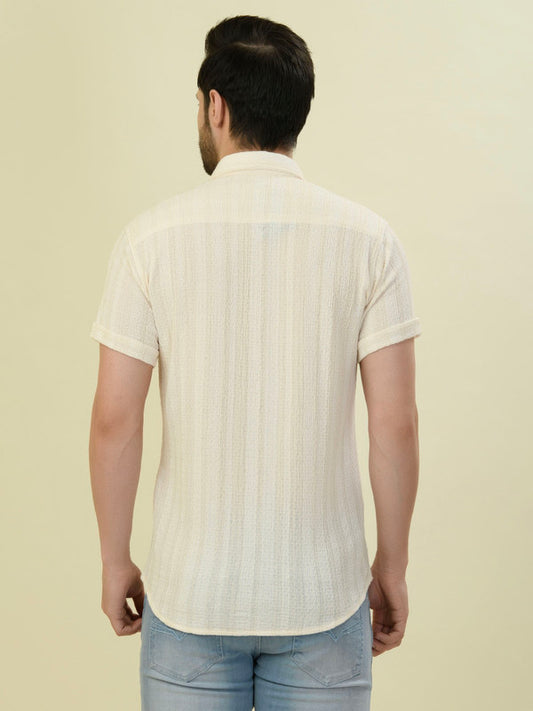 Albion Premium Men 1 Cream  Shirt Hs