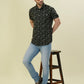 Albion Premium Men Green Print Shirt Hs