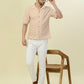 Albion Premium Men Peach Shirt Hs