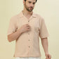 Albion Premium Men Peach Shirt Hs