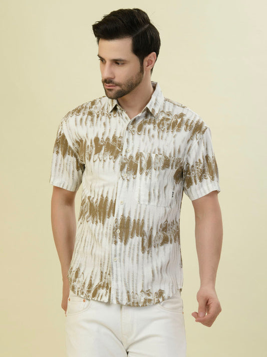 Albion Premium Men Brown Shirt Hs