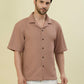 Albion Premium Men Brick Brown Shirt Fs