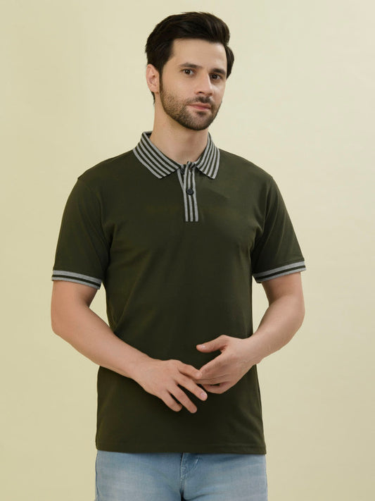 Albion Premium Men 36 Army Green T-Shirt
