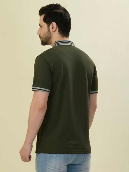 Albion Premium Men 36 Army Green T-Shirt