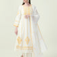 Albion Premium Ladies Psyna Tex Ethnic Mustard Kurti Set
