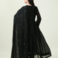 Albion Premium Ladies Zola Ethnic Black Kurti Set