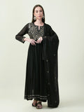 Albion Premium Ladies Zola Ethnic Black Kurti Set