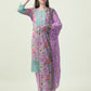 Albion Premium Ladies Prettyone Ethnic Purple Kurti Set