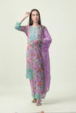 Albion Premium Ladies Prettyone Ethnic Purple Kurti Set