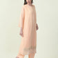 Albion Premium Ladies Adheshwar Ethnic Peach Kurti Set