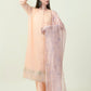 Albion Premium Ladies Adheshwar Ethnic Peach Kurti Set