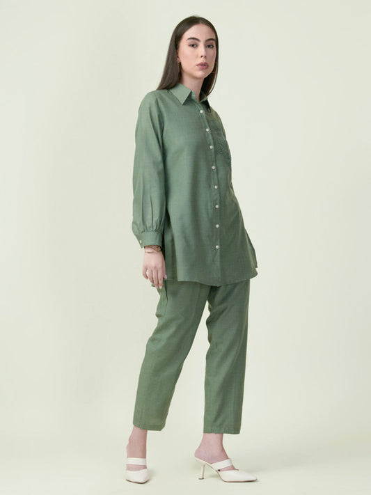 Albion Premium Ladies Napoleon Green Co-ord sets