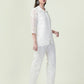 Albion Premium Ladies Neel Kamal White Co-ord sets