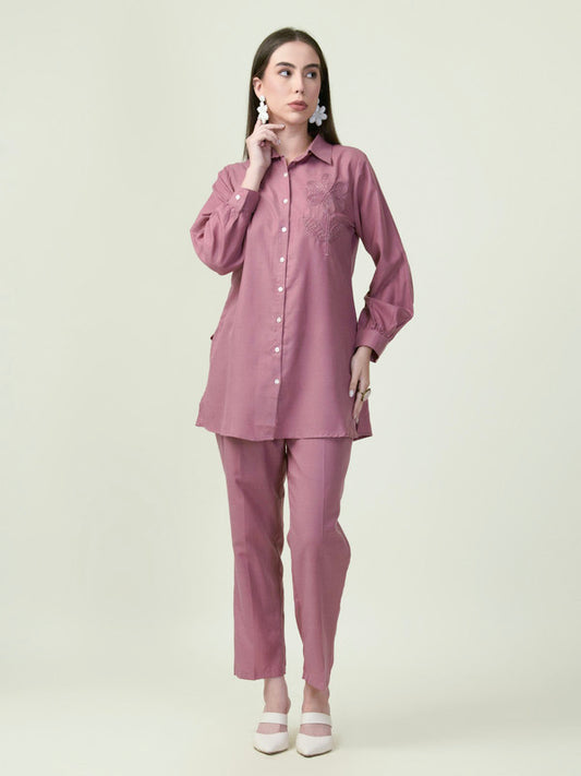 Albion Premium Ladies Napoleon Purple Co-ord sets