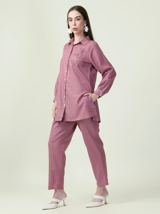 Albion Premium Ladies Napoleon Purple Co-ord sets