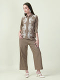 Albion Premium Ladies Ambika Brown Co-ord sets