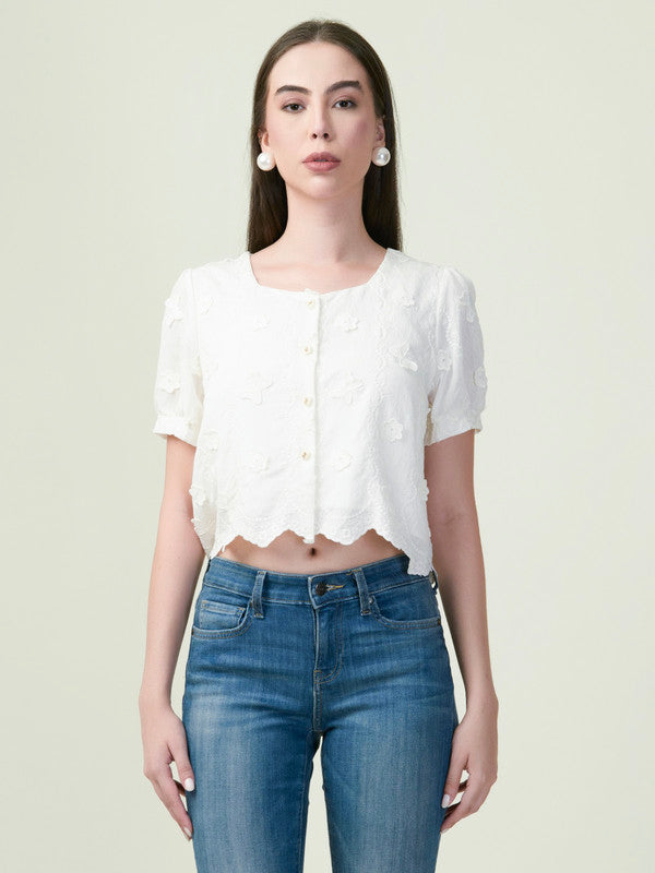 Albion Premium Ladies Ambika Cream Top