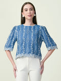 Albion Premium Ladies Ambika Blue Top