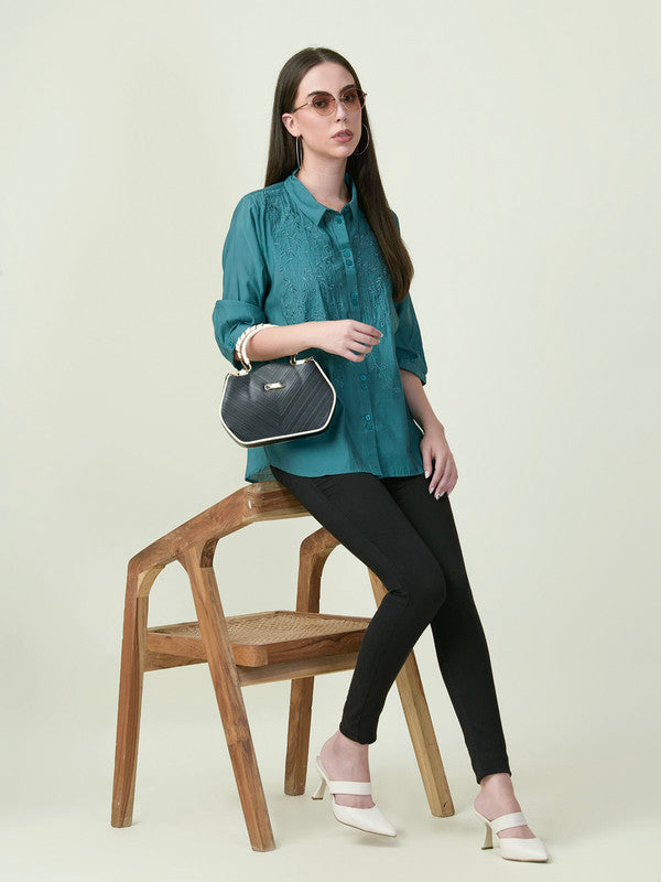 Albion Premium Ladies Ol Peacock Top
