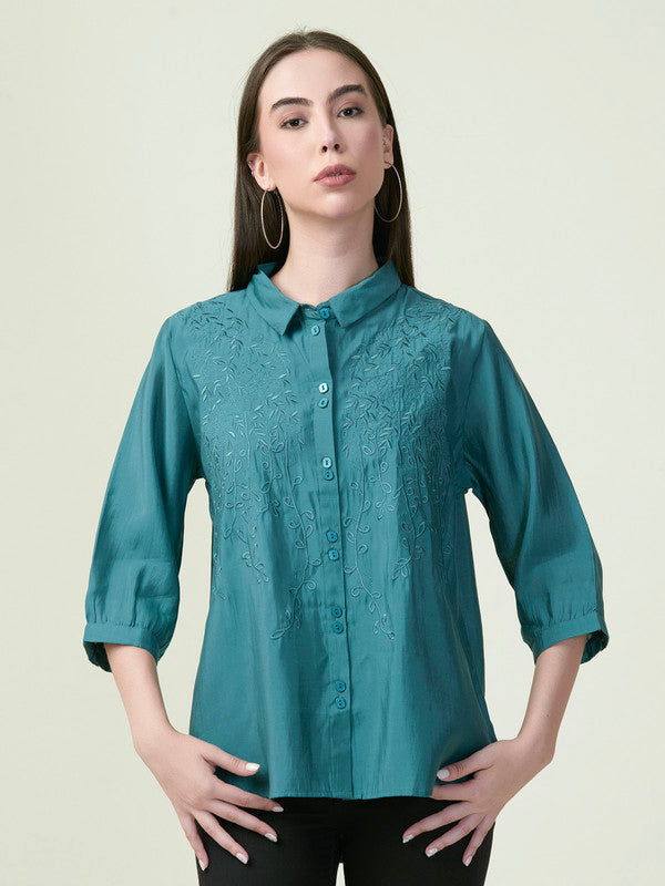 Albion Premium Ladies Ol Peacock Top