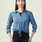 Albion Premium Ladies Ol Blue Top