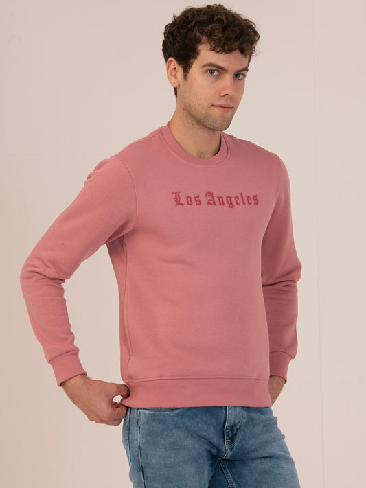Men’s Premium Winter Fleece Sweatshirt_O pink