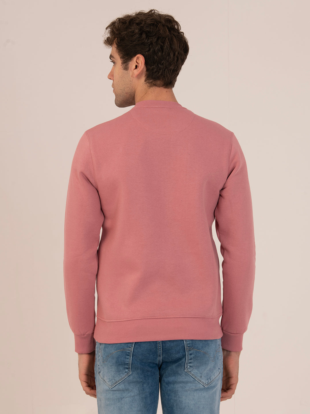 Men’s Premium Winter Fleece Sweatshirt_O pink