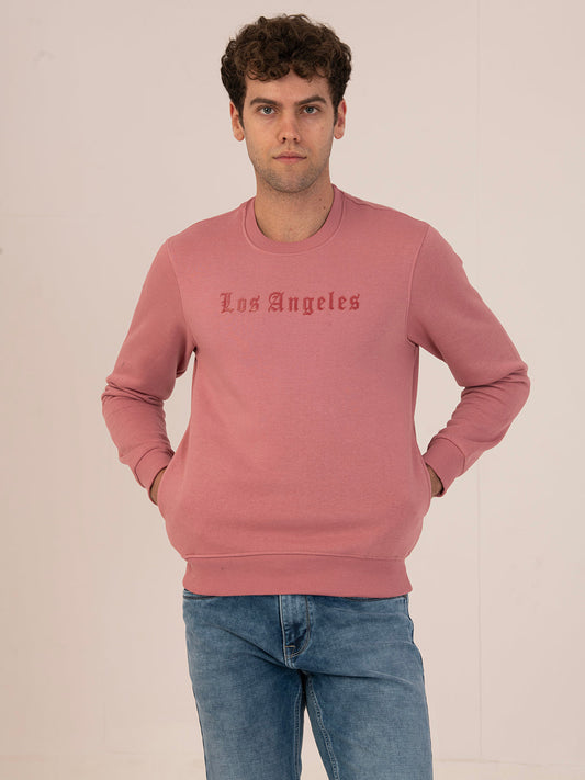 Men’s Premium Winter Fleece Sweatshirt_O pink