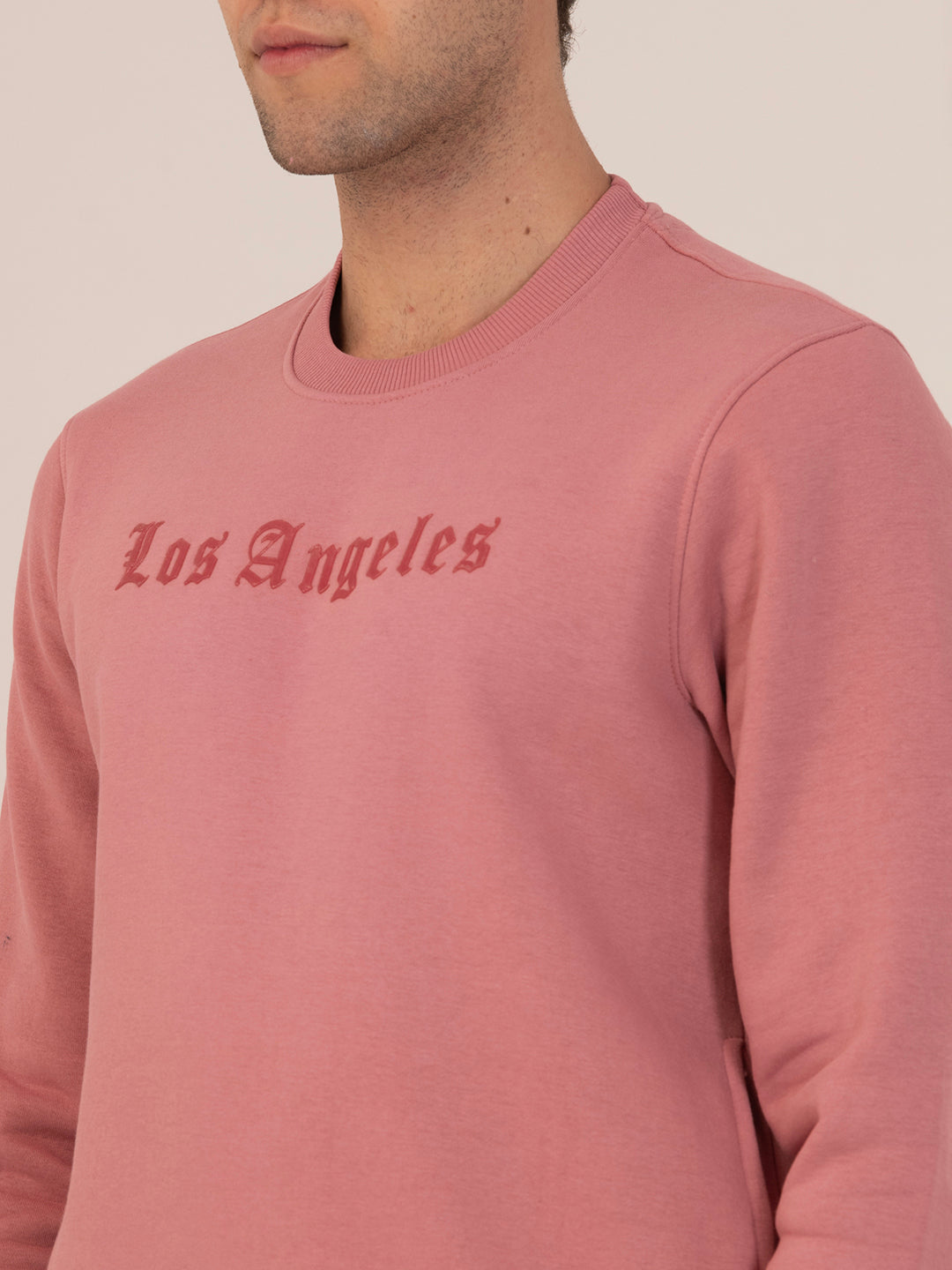 Men’s Premium Winter Fleece Sweatshirt_O pink