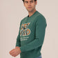 Warm Men’s Winter Crewneck Sweatshirt _ C.Green
