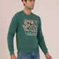Warm Men’s Winter Crewneck Sweatshirt _ C.Green