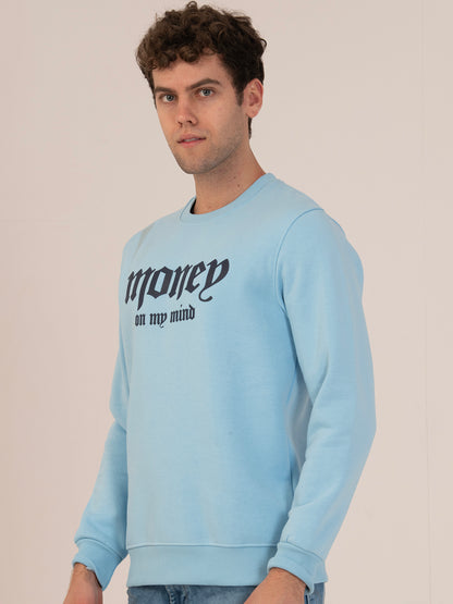 Ultra-Soft Men’s Winter Casual Sweatshirt_sky