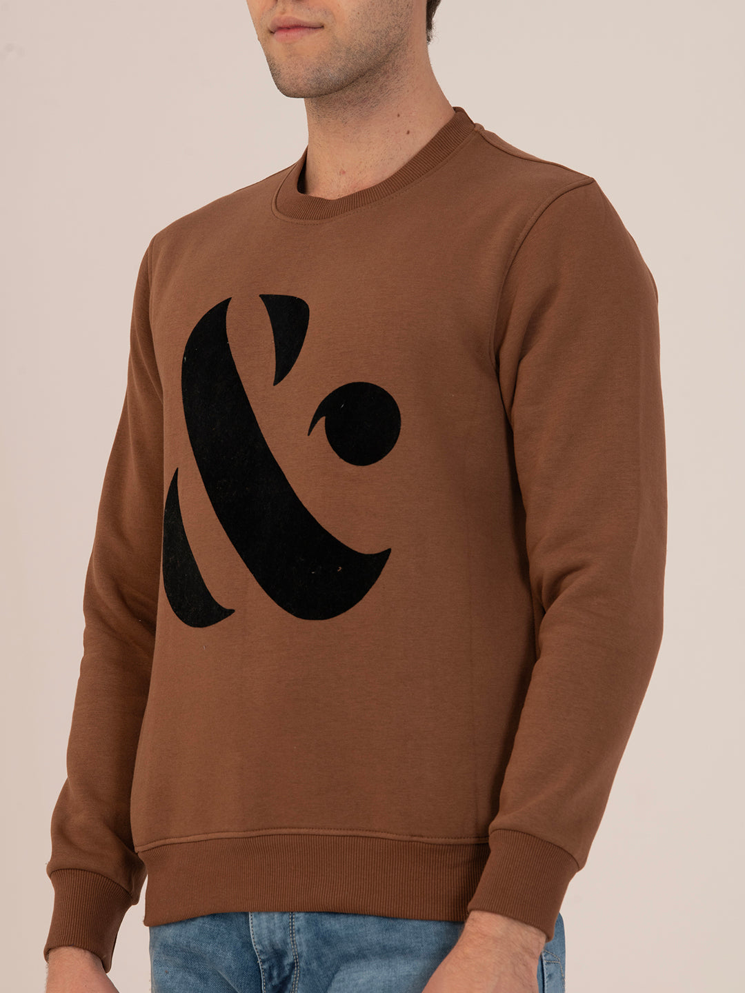 Men’s Winter Athleisure Sweatshirt_coffee