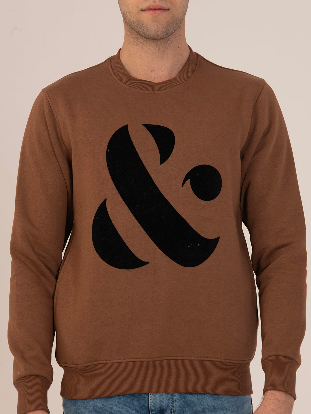 Men’s Winter Athleisure Sweatshirt_coffee
