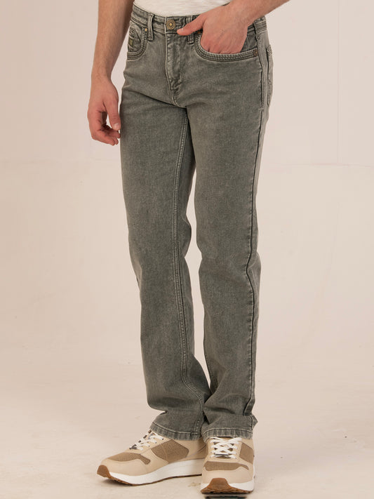 Albion Men’s Premium Stretch Straight-Leg Jeans