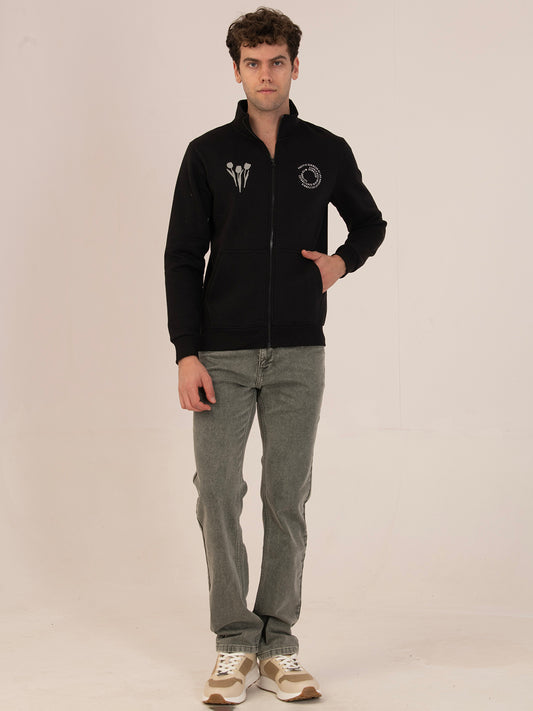 Albion Men’s Winter Knit-Blend Sweatshirt_navy