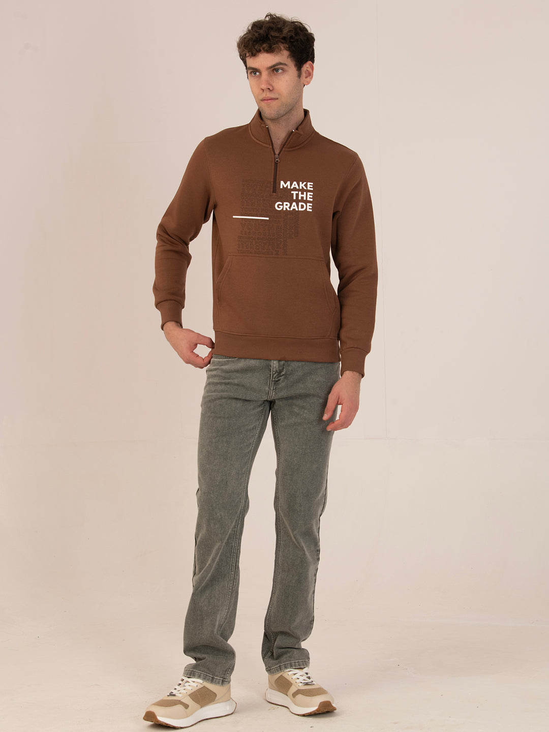 Albion Men’s Winter Pullover Sweatshirt – Outdoor & Cozy Wear
