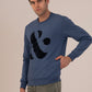Albion Cyan Men’s Winter Sweatshirt – Cozy & Warm Casual Wear