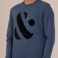 Albion Cyan Men’s Winter Sweatshirt – Cozy & Warm Casual Wear