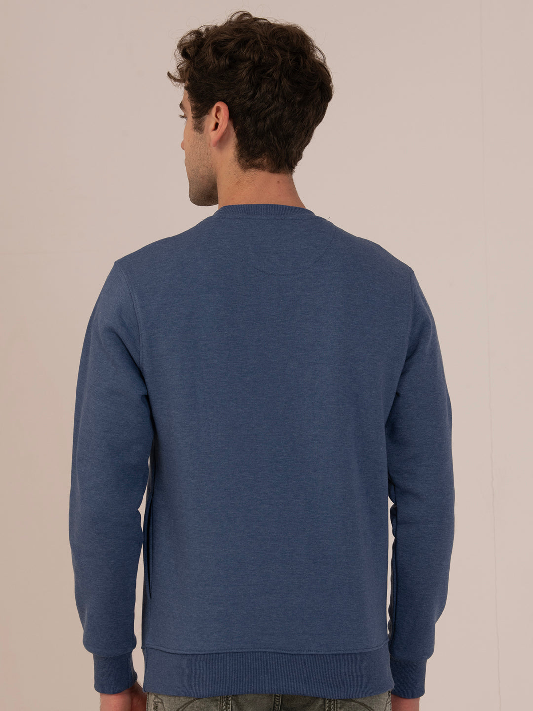 Albion Cyan Men’s Winter Sweatshirt – Cozy & Warm Casual Wear