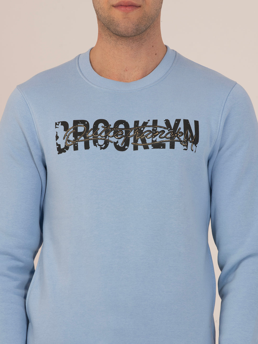 Albion Men’s Oversized Winter Sweatshirt – Cozy, Trendy & Warm Wear_SKY BLUE