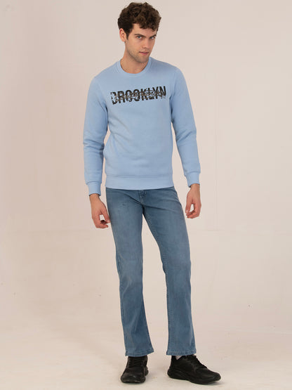 Albion Men’s Oversized Winter Sweatshirt – Cozy, Trendy & Warm Wear_SKY BLUE