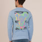 Albion Men’s Oversized Winter Sweatshirt – Cozy, Trendy & Warm Wear_SKY BLUE