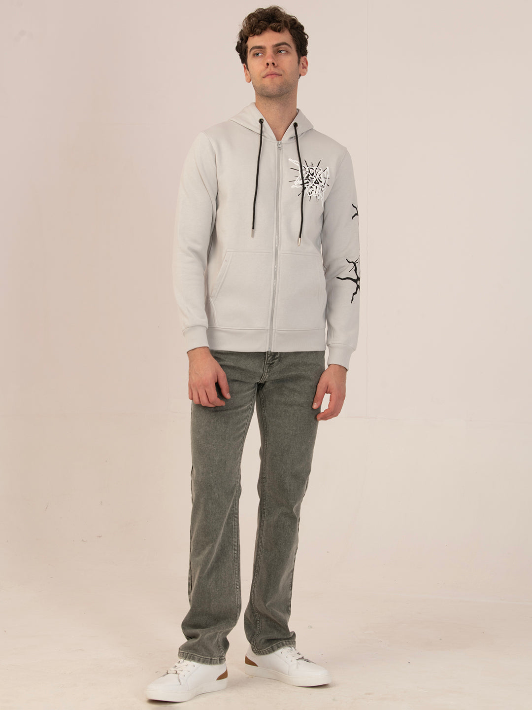 Albion Men’s Winter HeatGuard Fleece Sweatshirt_grey